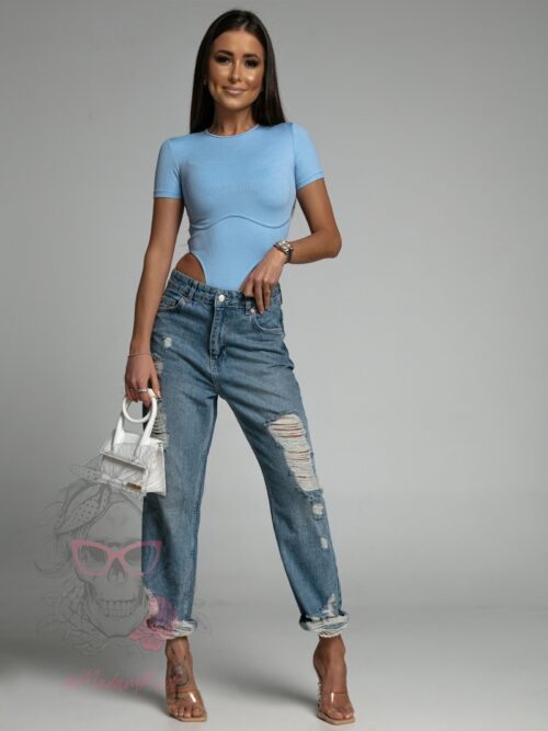 Body Shapy Short błękitne