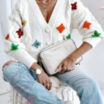 Sweter stylowy Madlen śmietanowy