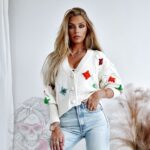 Sweter stylowy Madlen śmietanowy