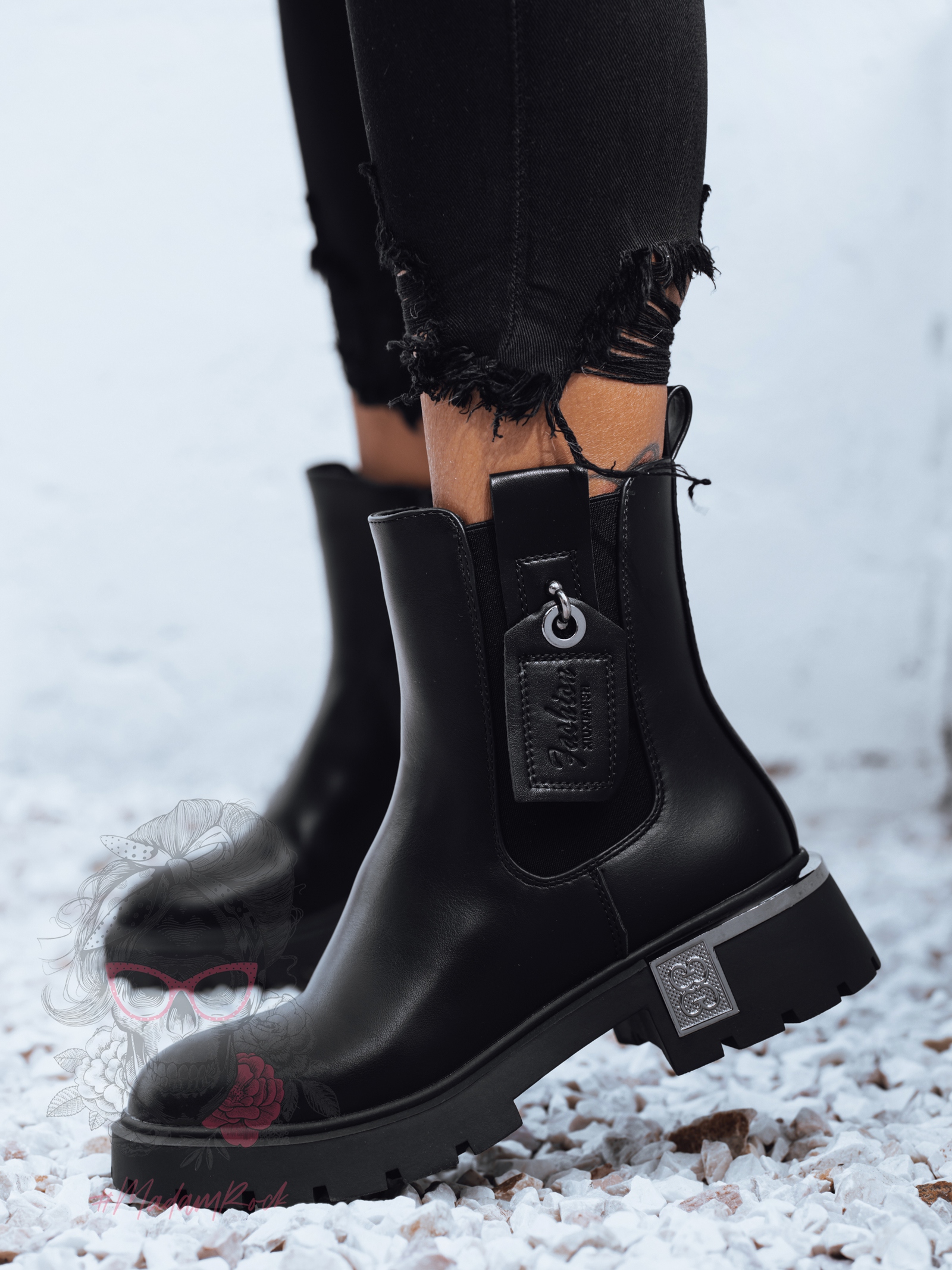 Botki sztyblety Rock Kobres czarne Botki sztyblety Rock Kobres czarne