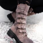 Workery z klamrami Rock Intrygo mocca