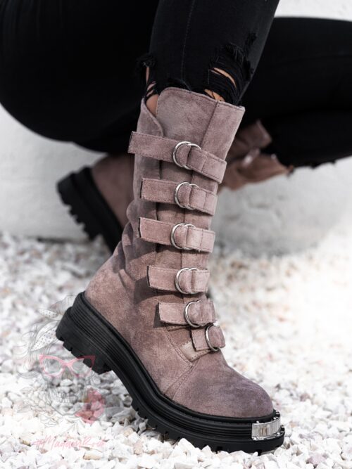 Workery z klamrami Rock Intrygo mocca