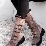 Workery z klamrami Rock Intrygo mocca