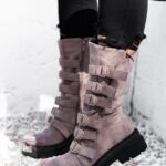 Workery z klamrami Rock Intrygo mocca