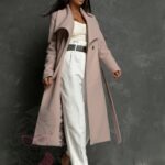 Płaszcz flauszowy Premium Fall beżowy