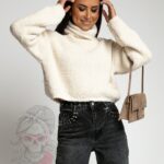 Spodnie jeansowe proste Darg czarne