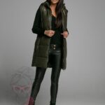 Kamizelka pikowana Cosy khaki