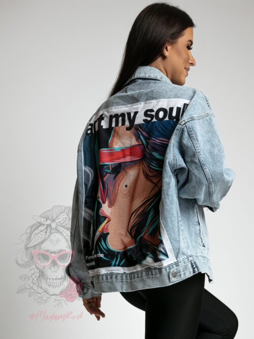 Katana jeansowa Art My Soul niebieska