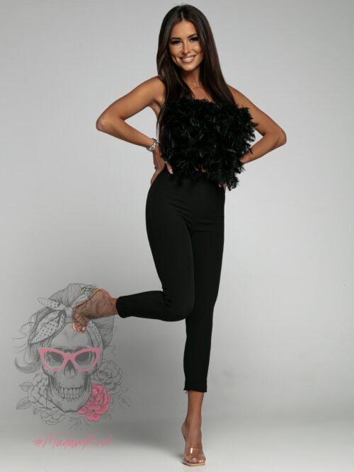 Spodnie eleganckie Moss czarne