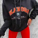 Bluza klasyczna damska z kapturem Ranci Ola Voga czarna