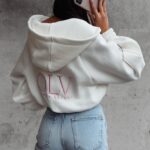 Bluza z kapturem damska Annaya Ola Voga ecru