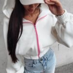 Bluza z kapturem damska Annaya Ola Voga ecru