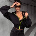 Bluza z kapturem damska Annaya Ola Voga czarna