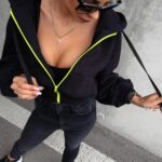 Bluza z kapturem damska Annaya Ola Voga czarna