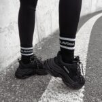 Skarpetki bawełniane damskie Carto 2023 Ola Voga czarne