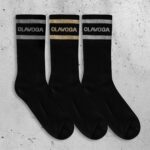 Skarpetki bawełniane damskie Carto 2023 Ola Voga czarne