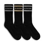 Skarpetki bawełniane damskie Carto 2023 Ola Voga czarne