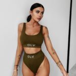 Komplet bieliźniany logowany Lagio 2023 Ola Voga khaki