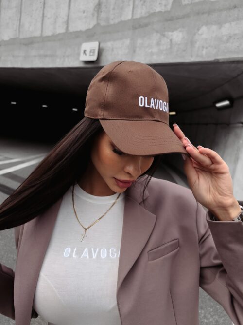 Czapka z daszkiem unisex Masis 2023 Ola Voga brązowa