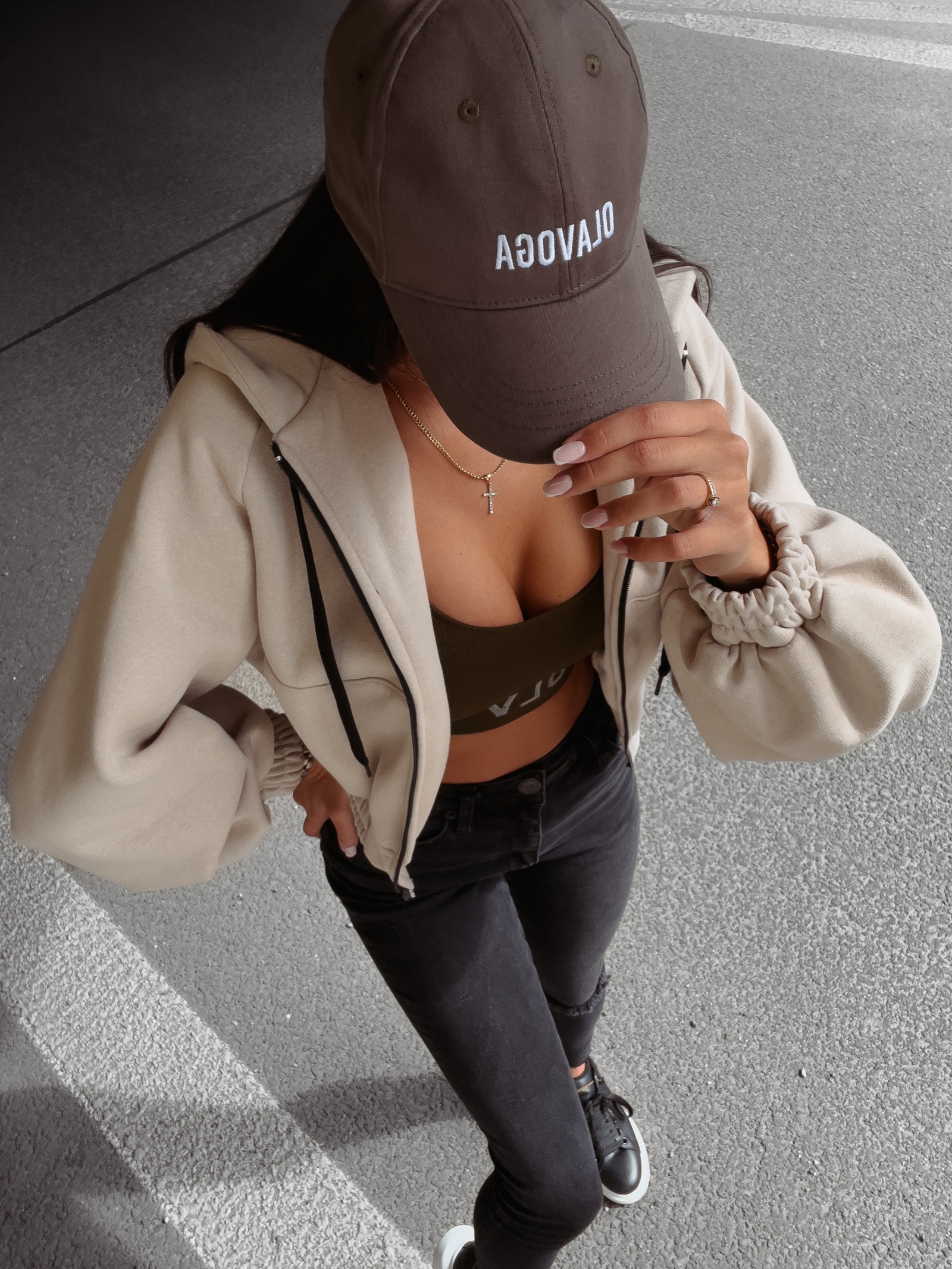 Czapka z daszkiem unisex Masis 2023 Ola Voga khaki