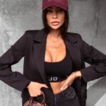 Czapka z daszkiem unisex Masis 2023 Ola Voga bordowa