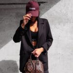 Czapka z daszkiem unisex Masis 2023 Ola Voga bordowa