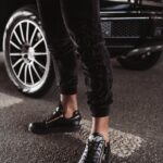 Komplet welurowy męski Beryl Ola Voga czarny