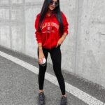 Legginsy prążkowane Clasic 2023 Ola Voga czarne