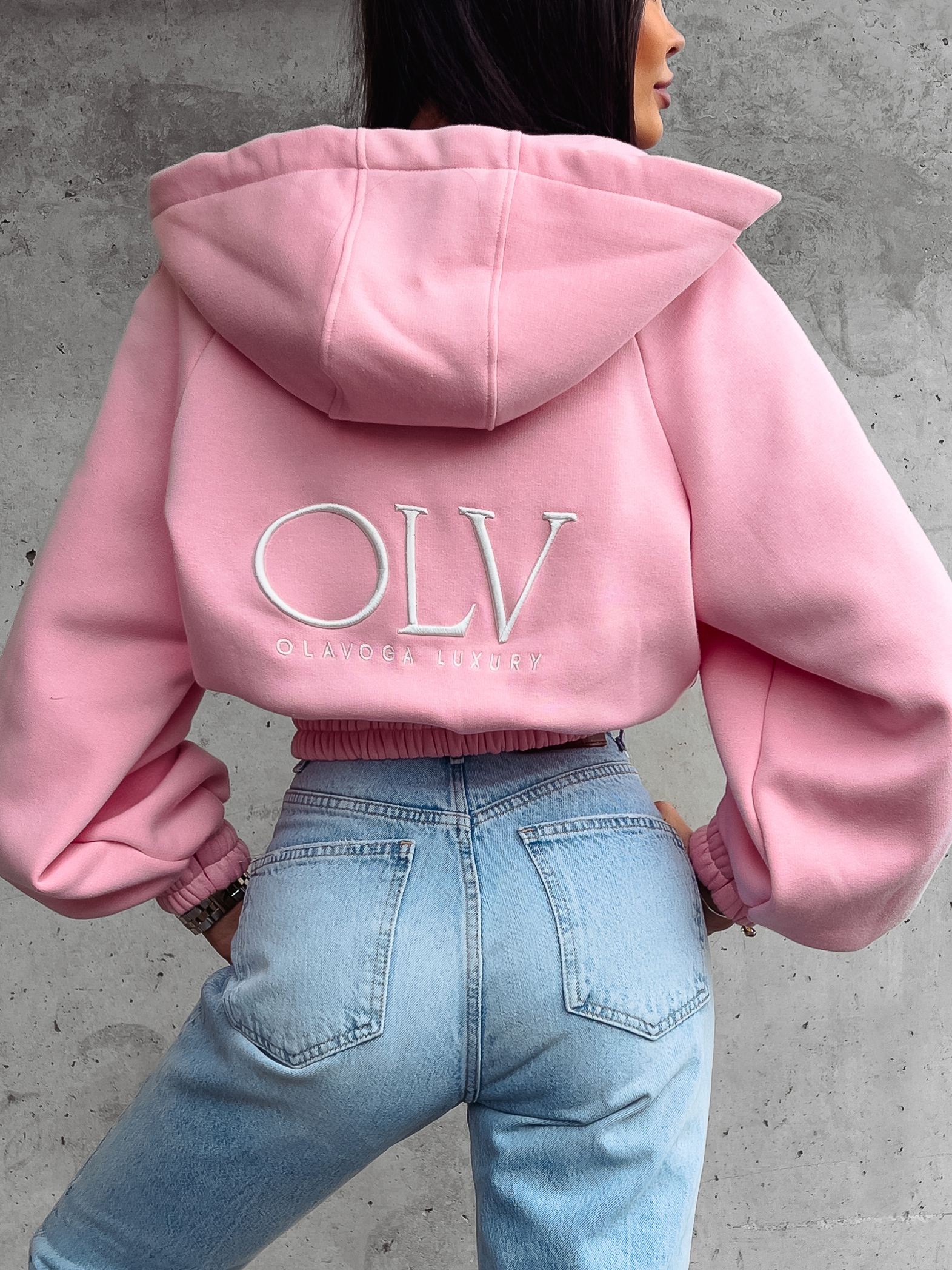 Spodnie jeansowe damskie klasyczne Lastro Ola Voga niebieskie