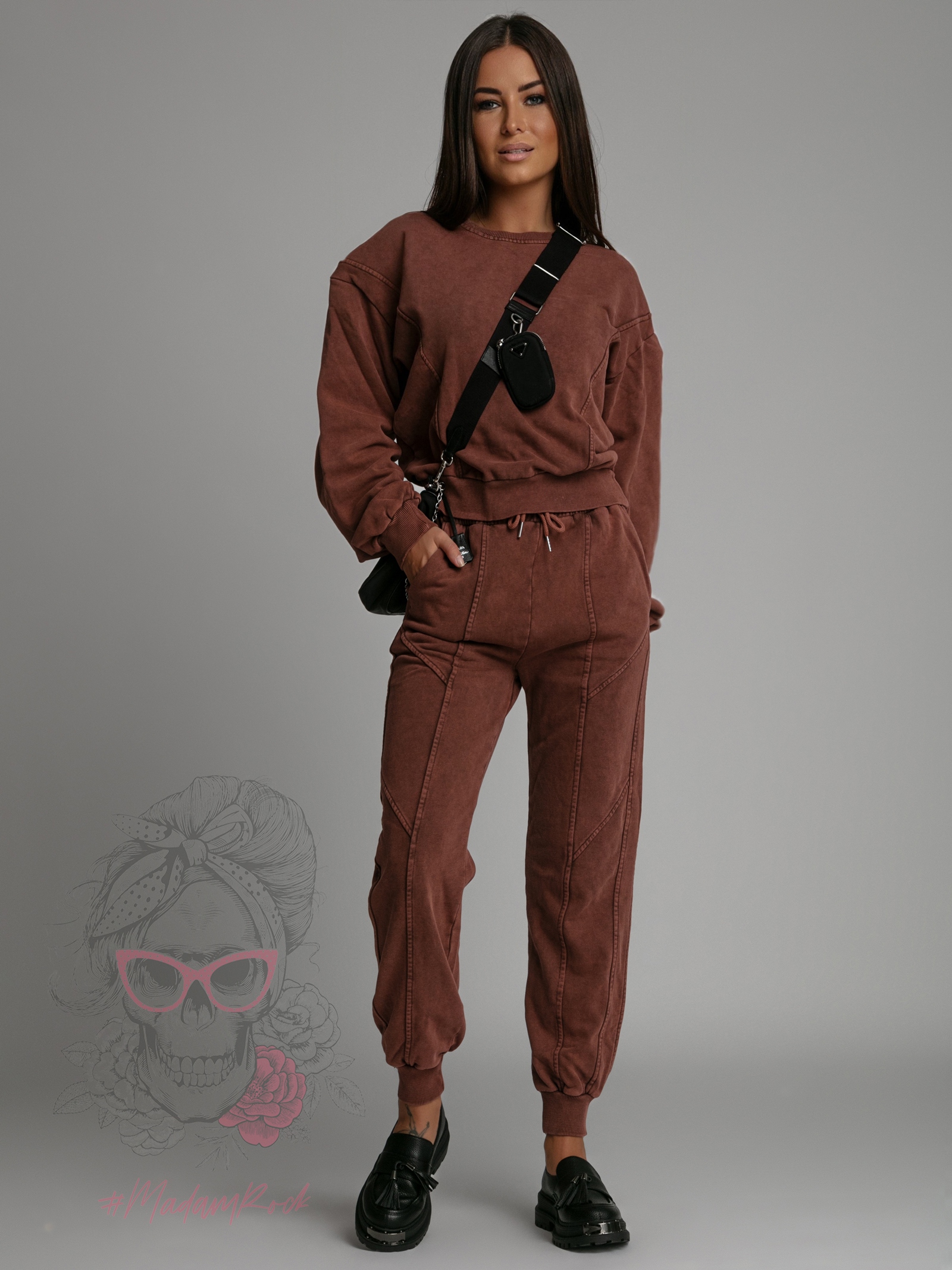 Komplet dresowy Sogo dekatyzowany miedziany