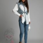 Spodnie jeansowe rurki Stylos niebieskie