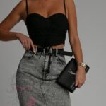 Top gorset Moko czarny