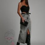 Top gorset Moko czarny