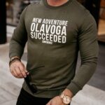 Bluzka longsleeve męska Essen Ola Voga khaki