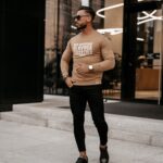 Bluzka longsleeve męska Essen Ola Voga beżowa