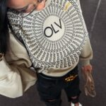 Bluza damska bawełniana logowana Tanes Ola Voga khaki