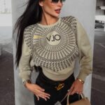 Bluza damska bawełniana logowana Tanes Ola Voga khaki