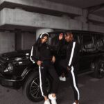 Komplet dresowy damski z lampasem Alaia Ola Voga czarny