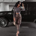 Spodnie luźne jogger Cargo Ola Voga khaki