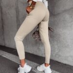 Spodnie dresowe elastyczne Sachet Ola Voga beżowe