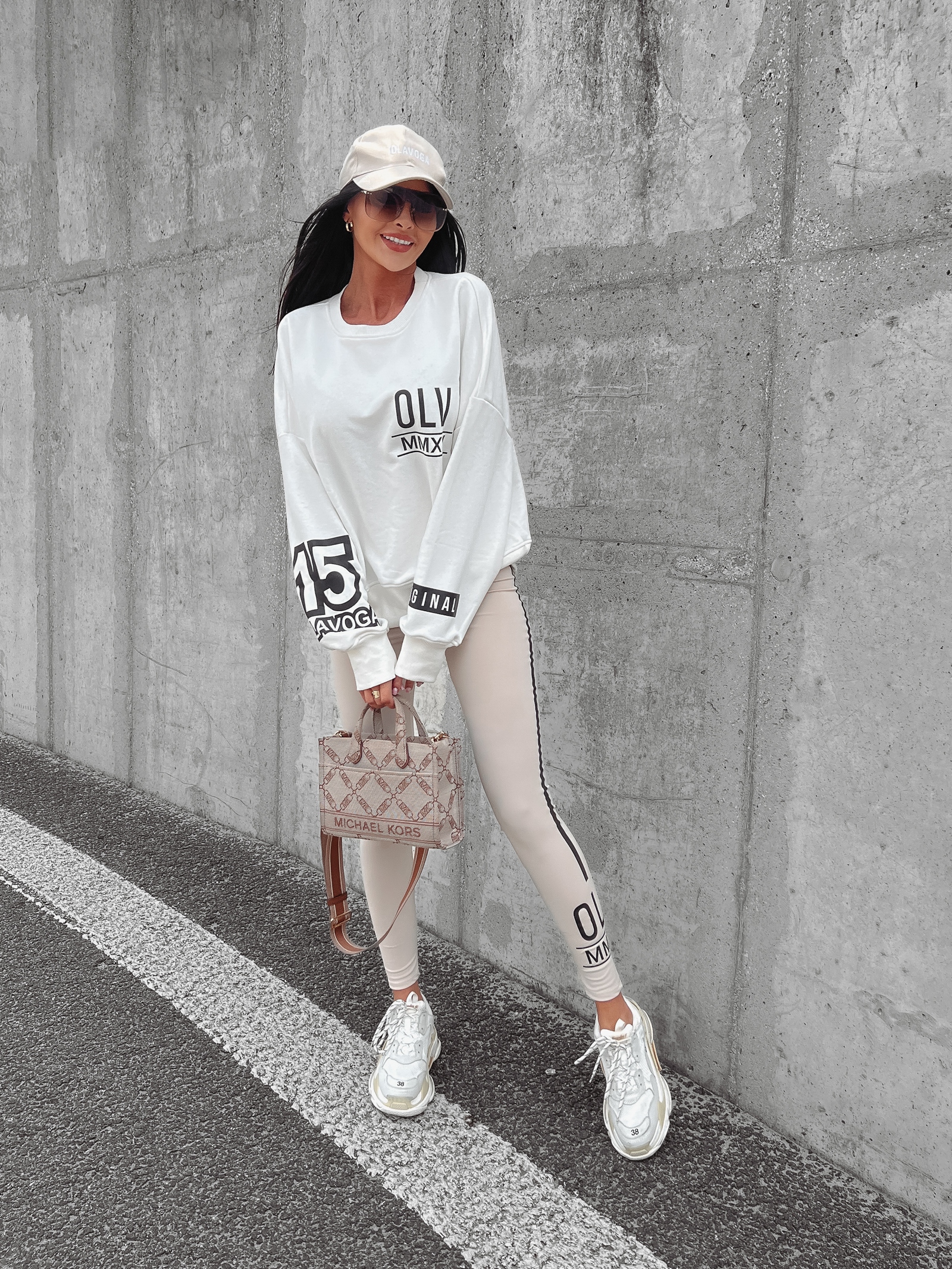 Bluza bawełniana Averil Ola Voga ecru Bluza bawełniana Averil Ola Voga ecru