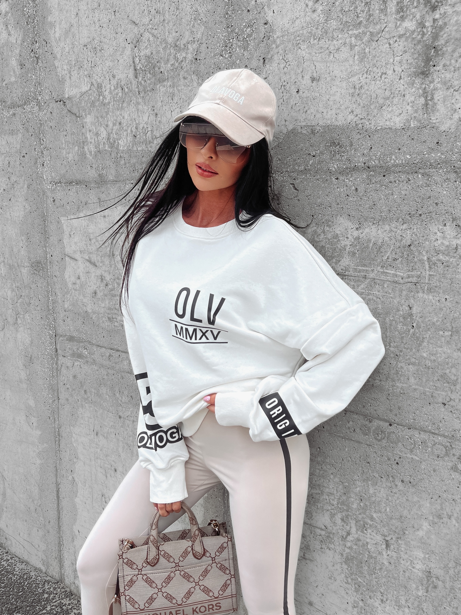 Bluza bawełniana Averil Ola Voga ecru Bluza bawełniana Averil Ola Voga ecru