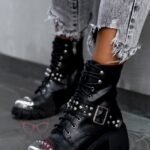 Workery z blaszką Kalpe Rock czarne