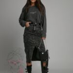 Bluza dekatyzowana Collusion szara