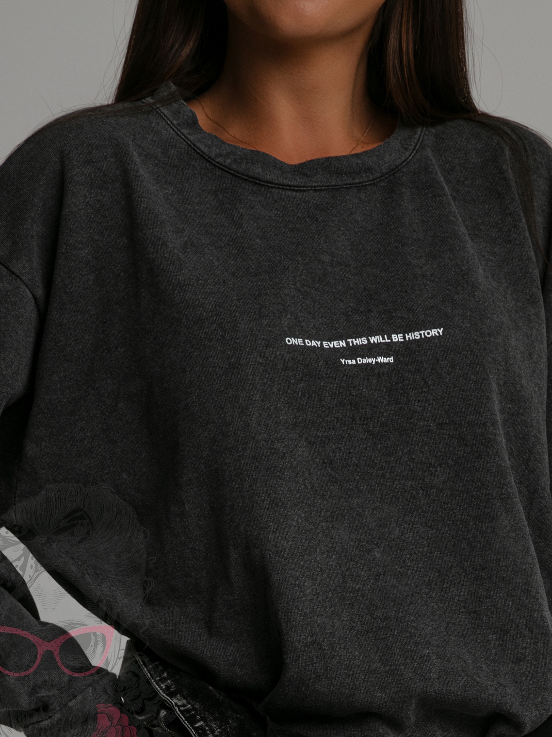 Bluza dekatyzowana Collusion szara