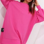 Bluza długa oversize MC Barbie różowa