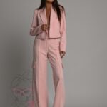 Komplet garniturowy Bambera pudrowy