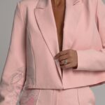 Komplet garniturowy Bambera pudrowy