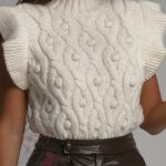 Kamizelka swetrkowa Bella beżowa