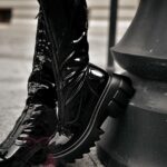 Kozaki lateksowe Rock Yox czarne